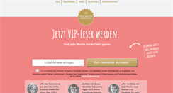 Desktop Screenshot of premium-shopping.de