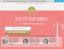 Tablet Screenshot of premium-shopping.de